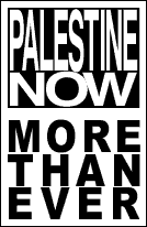 PALESTINE NOW, MORE THAN EVER